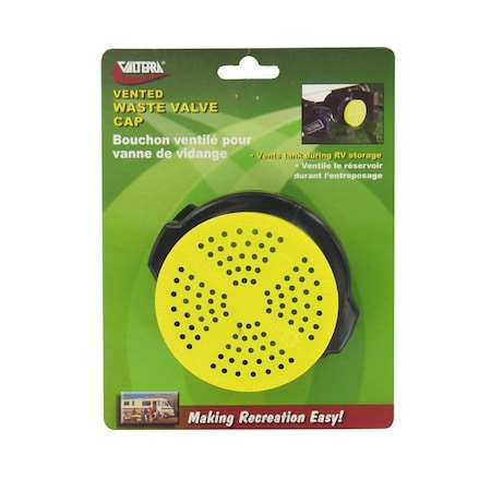 Valterra WASTE VALVE CAP, VENTED, CARDED T1024-4VP
